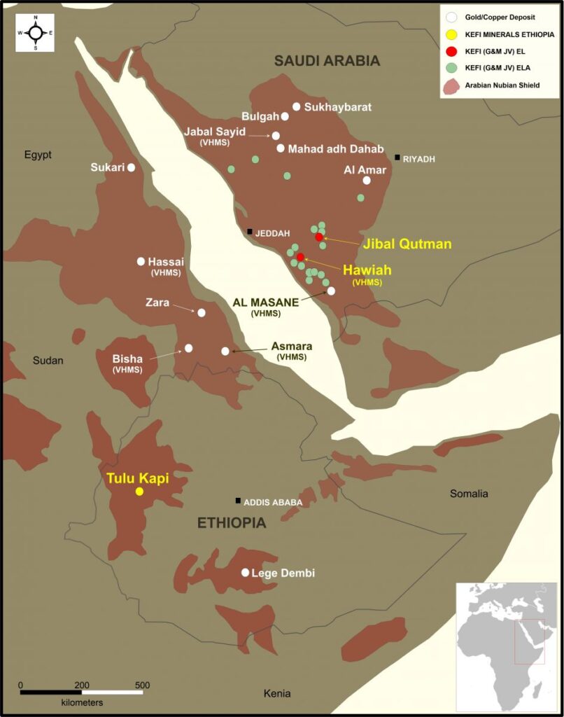 KEFI Gold and Copper plc