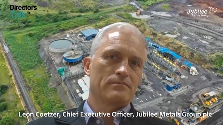 Jubilee Metals Group Interview